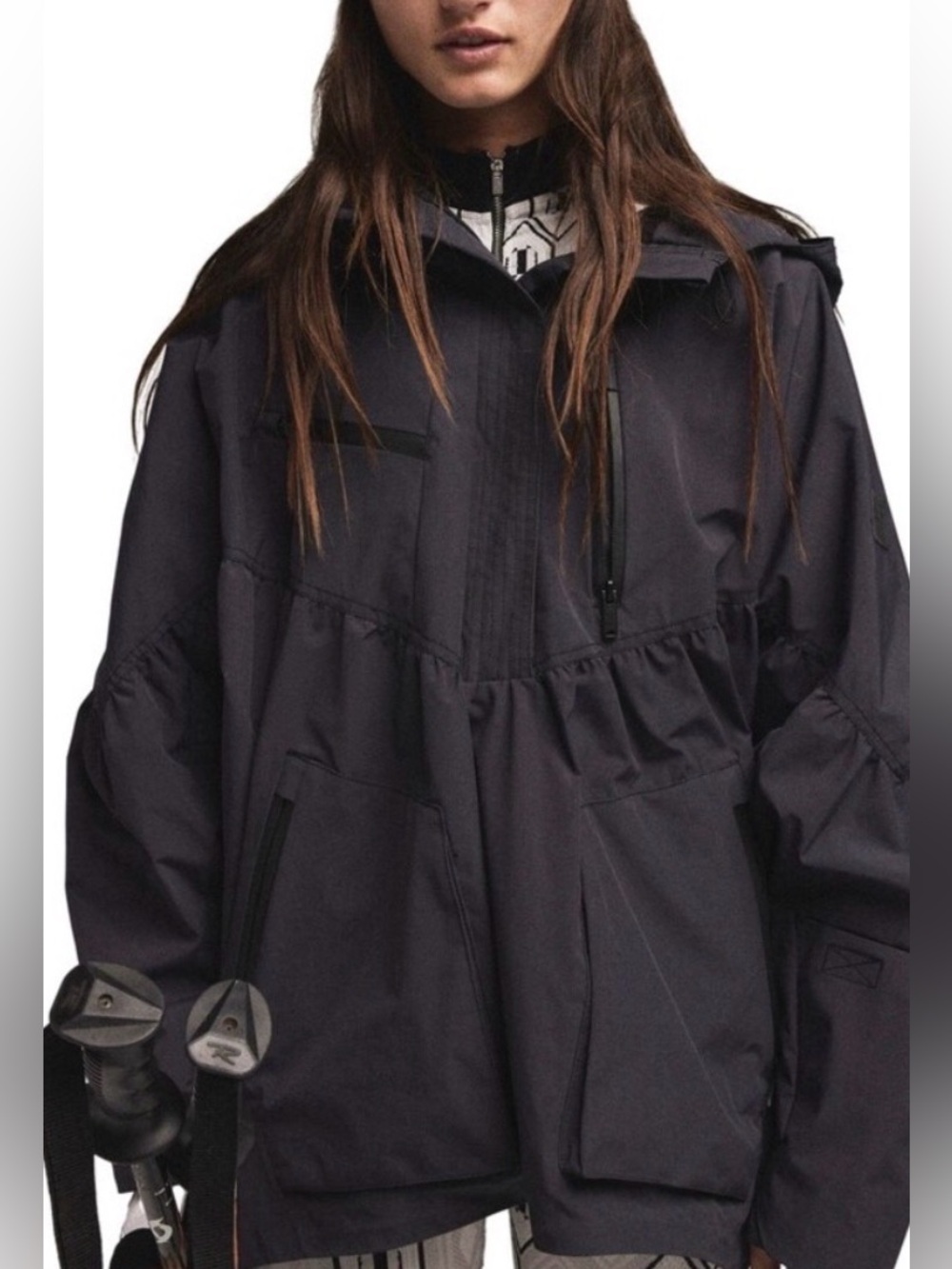 NWT FP Movement by Free People Peak to Peak Shell Popover Jacket Sz XS $298